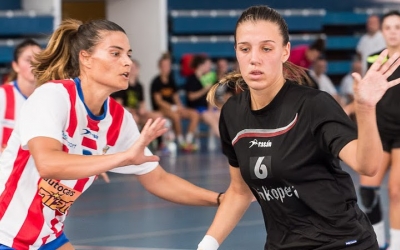 Remei Prat en una acció del partit contra el Sant Joan Despí